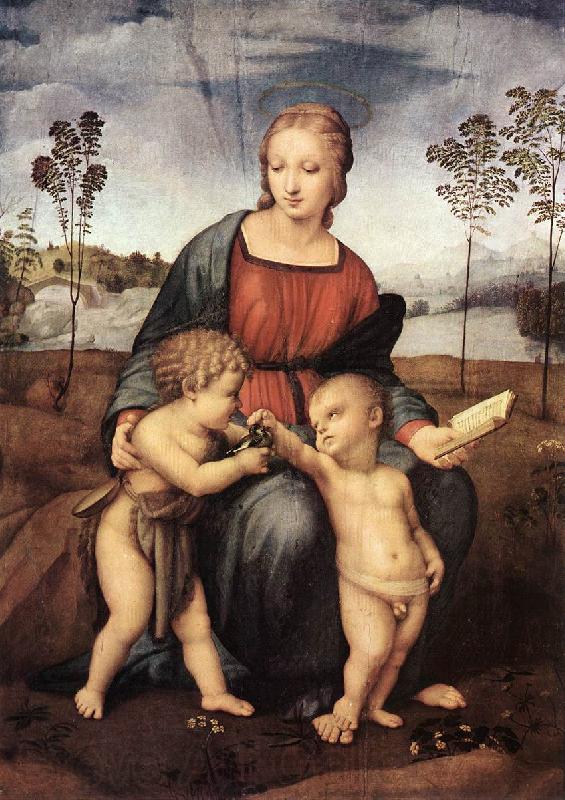 RAFFAELLO Sanzio Madonna del Cardellino ert Norge oil painting art